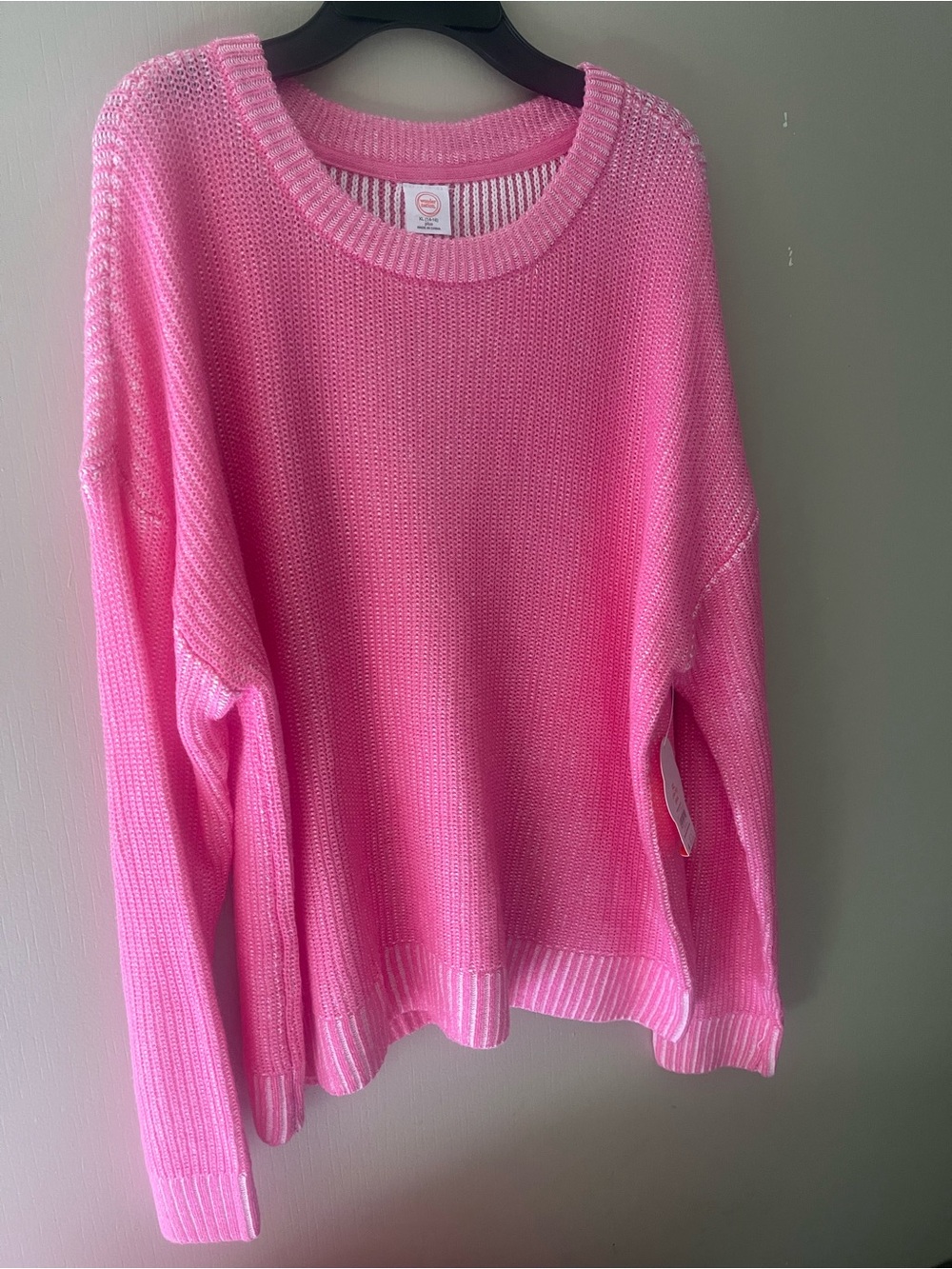 💕🔥 4/$16 Girls NWT Girls 
 Crewneck Knit Sweater Sz 18 Plus